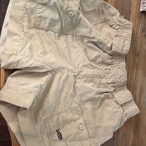 AFTCO Light Tan Shorts with Pocket